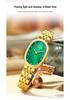 OFNS Luxury Women's Watch: Mother-of-Pearl Dial, Quartz, Diamond Accents, Waterproof, Elegant Office Accessory.