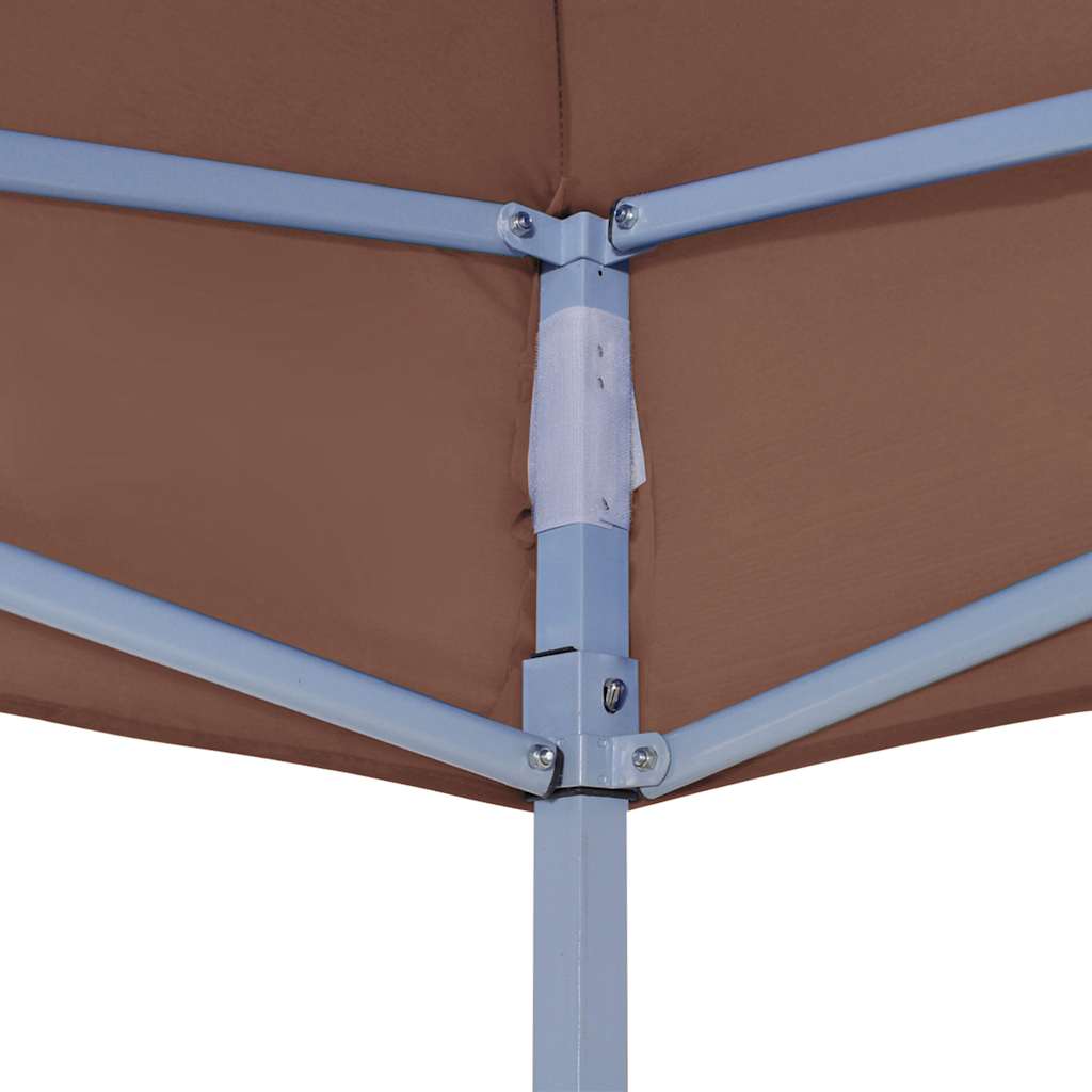 vidaXL Partyzelt-Dach 4x3 M Braun 270 G/m²
