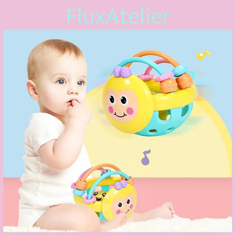 Bunte Baby Biene Weichgel Bettglocke Rassel Spielzeug Hand Greifball Spielzeug Kinderspielzeug