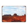 Monument Valley Us Beautiful View From Johnford Spoint Metal Plaque Poster Cinema Wall Plaque Personalized Tin Sign Poster