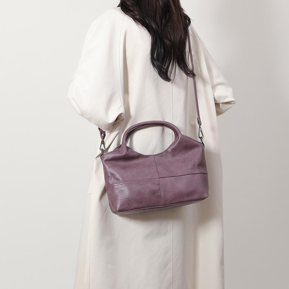 Damen Handtasche aus weichem PU-Leder – Stilvolle Umhängetasche & Crossbody-Schultertasche für Damen