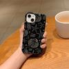 Elegant Ocean Black Gold Starfish Seashell Coral Graphic Art Film Aesthetic Protective Shockproof Bumper Phone Cover For iPhone 14 15 16 Pro Max Plus