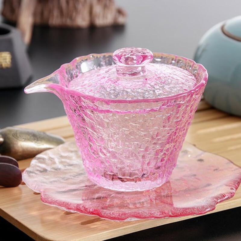 

Shangqi Yanxu Pink Gaiwan Teacup Set