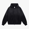 Merkkleding herfst en winter spuitverf gewassen rits vintage trui vest capuchonjas