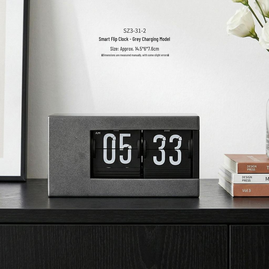 Mechanical Desk Clock: Automatic Page-Turner for Home Decoration