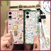 Anti-knock Wristband Phone Case For Samsung Galaxy A07 Fashion Design Wrist Strap Durable Shockproof Soft case Cartoon