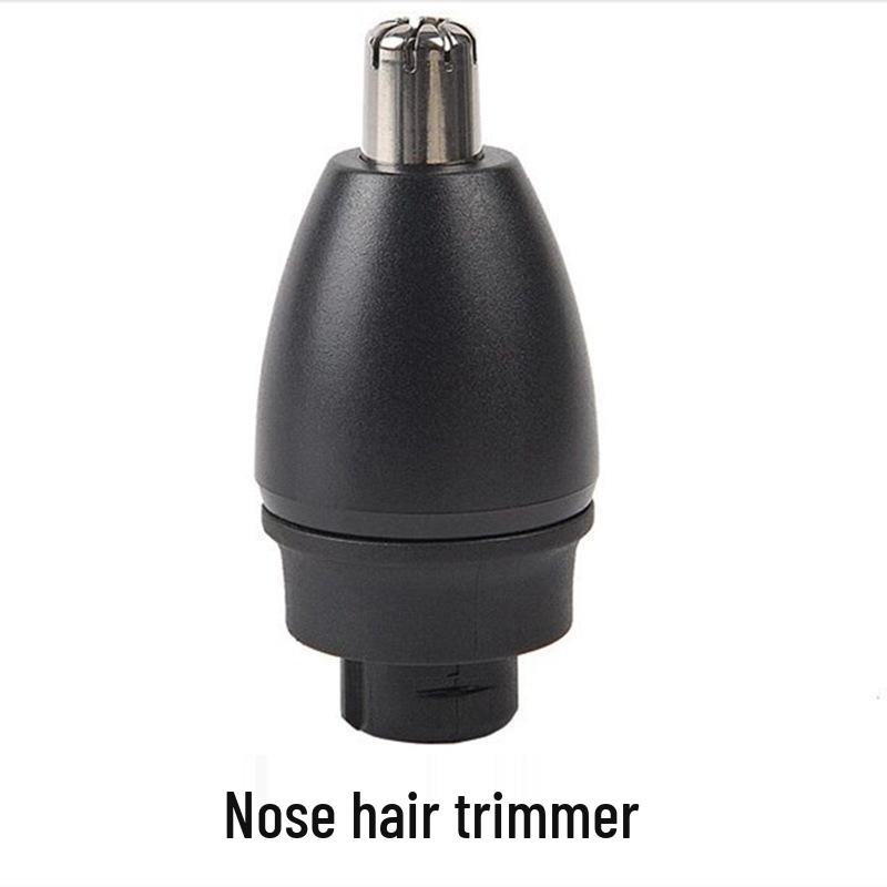 Electric Shaver Accessories: Clipper Head, Nose Hair Trimmer, Facial Cleansing Brush, Silicone Massage Head, Sideburns Trimmer