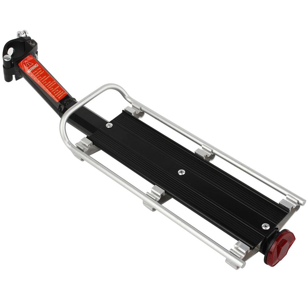 Bike Rack Bicycle Luggage Carrier Rear Racks Reflector Shelf Cycling Seat Bag Stand