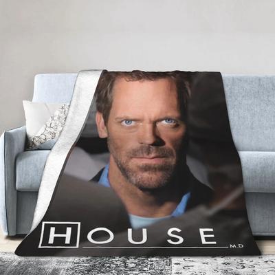 Superweiche Flanelldecke für Mädchen Jungen Arzt Haus Drama Thema Picknick Heimdekoration Sofa Bettbezug Bettdecke