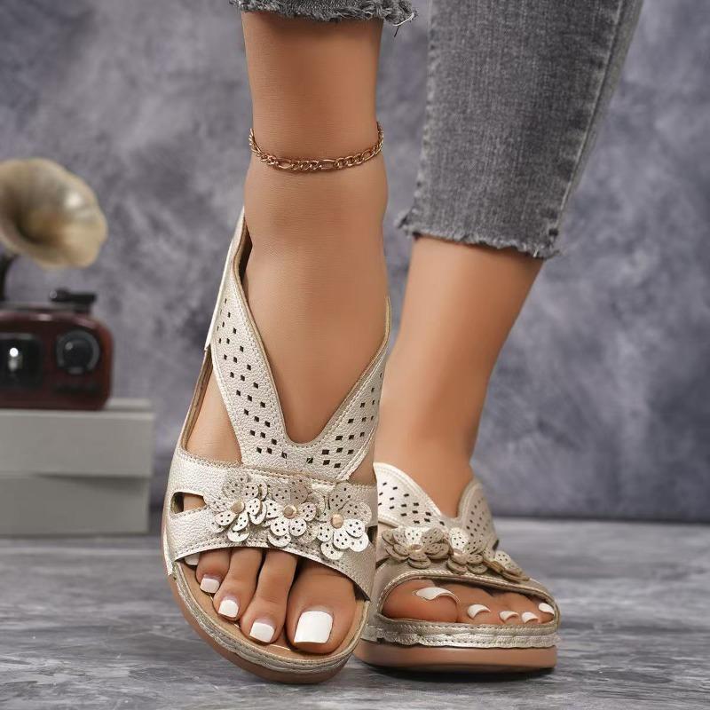 New Summer 2026 Collection Women's Sandals Women's Wedge Flower Beach Sandals and Slippers