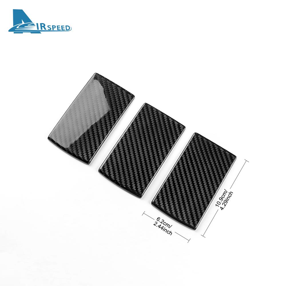 Real Hard Carbon Fiber Sticker For Subaru WRX 2022 2023 Car Rear Child Seat Hook Plate Dry Carbon Interior Cover Accessories