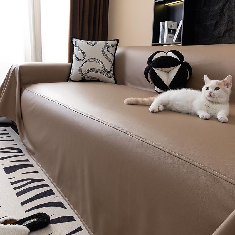 Nowy styl pokrowca na sofę Wodoodporna bariera na mocz Lekka luksusowa stylowa, kompleksowa osłona sofy Antypoślizgowa dla kotów Ręcznik na sofę