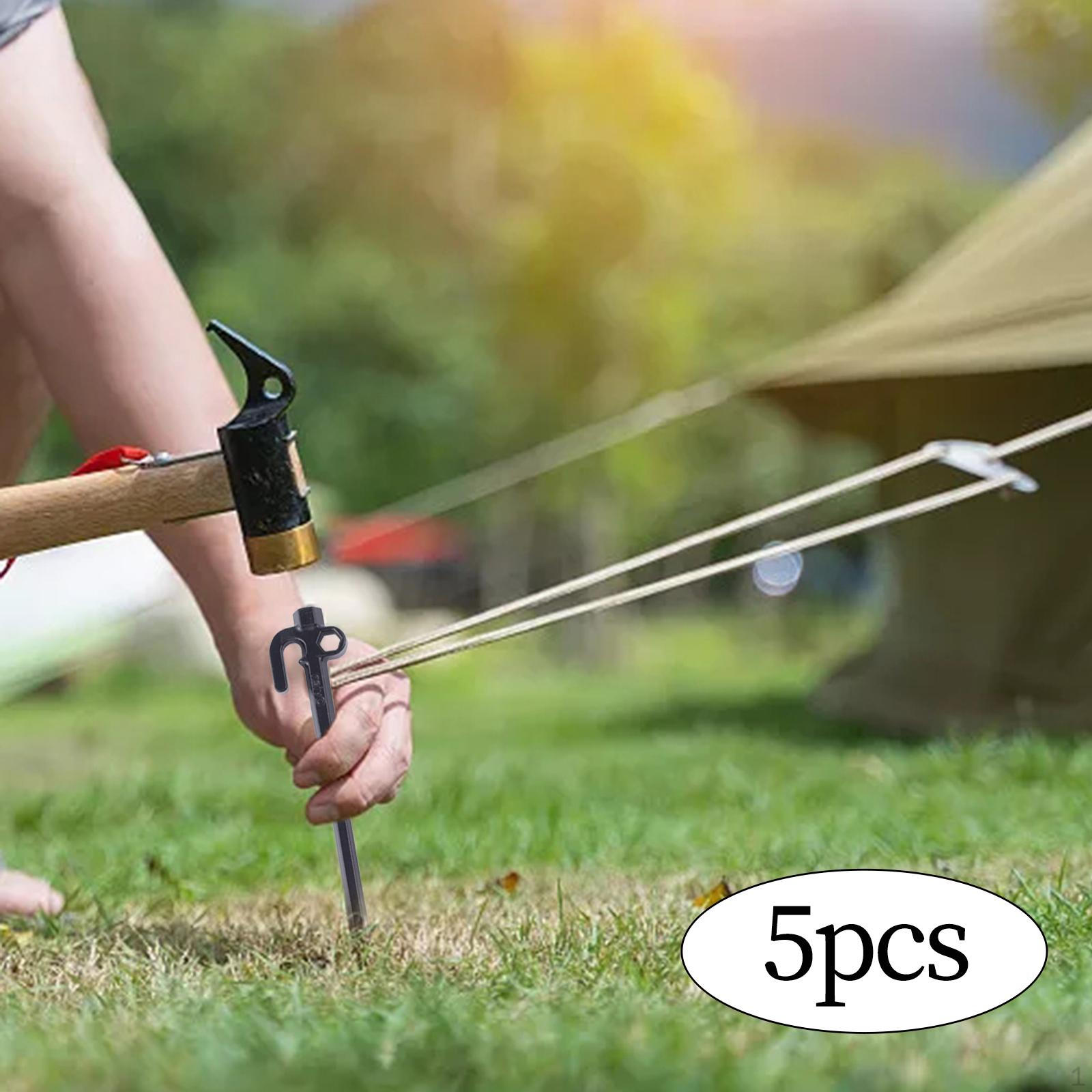 Steel Tent Pegs Set for Outdoor Adventures 20cm