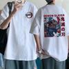 2024 Demon Slayer T Shirt Men Kimetsu No Yaiba Kawaii Anime  Cartoon Blade of Loose Comfortable Short Sleeves Tshirt Graphic