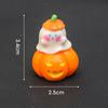 Halloween Auto-Ornamente Mittelkonsole Rückspiegel Niedlicher Kürbis Bär Zylinder Geist Ornament Auto Dekoratives Zubehör