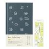 MIDORI 2027 Book Style Weekly Planner Diary B6 Slim Dog Pattern Navy Blue 22479006