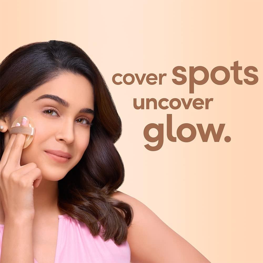 Pond's Natural Glow BB Face Powder For Normal Skin, Pink Matte Finish, Oil Control, Covers Spots, 30g Compact