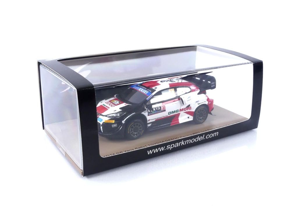 Spark Toyota GR Yaris Rally 1 GAZOO Racing WRT Safari Rally 2022 2nd Place Martin 1/43 #33 E. Evans/S.