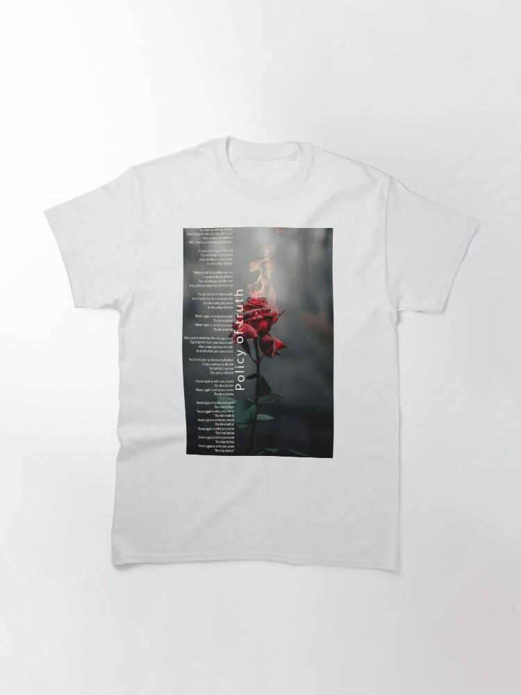 Policy of truth Depeche Mode album Violator Red rose Classic T-Shirt