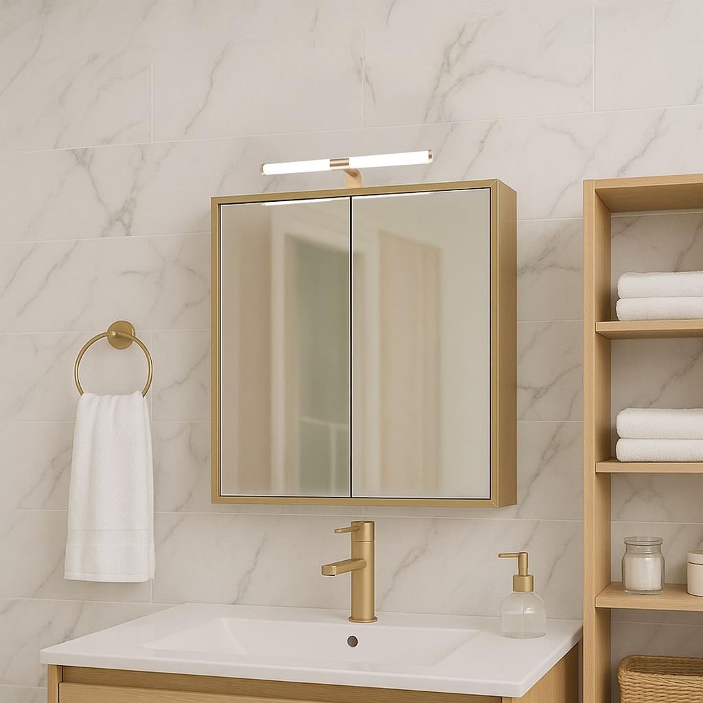 Wandleuchte Badezimmer Apa Gold 6W LED