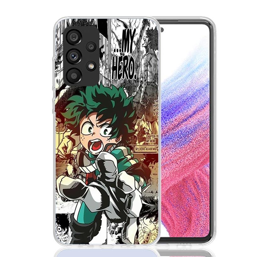 My Hero Deku Case Phone Cover for Samsung Galaxy A16 A15 A14 A13 A56 A55 A54 A53 A36 A35 A34 A33 A26 A25 A24 A23 A05S A04S A15 A