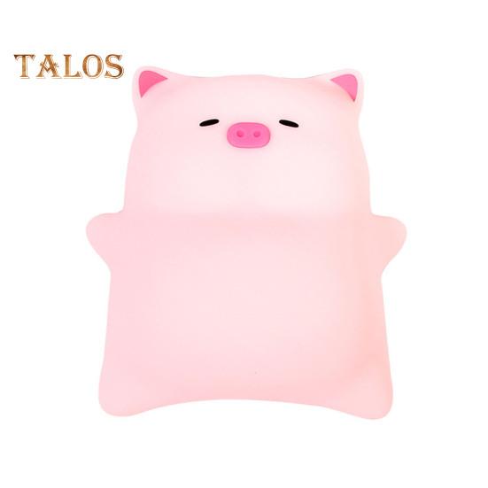 

Ночник с мягким свечением, без мерцания, с рисунком животных, с регулируемой яркостью, мягкий силиконовый детский светодиодный прикроватный светильник с таймером F