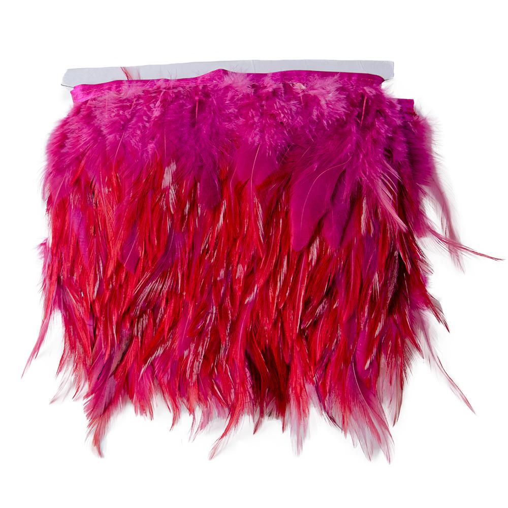 1Meter White Feathers Trims Dress Cloth Sewing Crafts Rooster Saddle Feather Ribbon Fringe Wedding Party Decoration Plumes