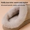 Home Cotton Slippers for Women, Autumn and Winter Suede, Indoor and Winter Thick Soled Home Slippers for Men