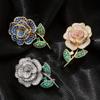 1pc Small Rose Flower Brooch Pin, Stylish Minimalist Elegant High-End Light Luxury Fashion Accessory for Hats, Clothes & Bags - Unique Gift