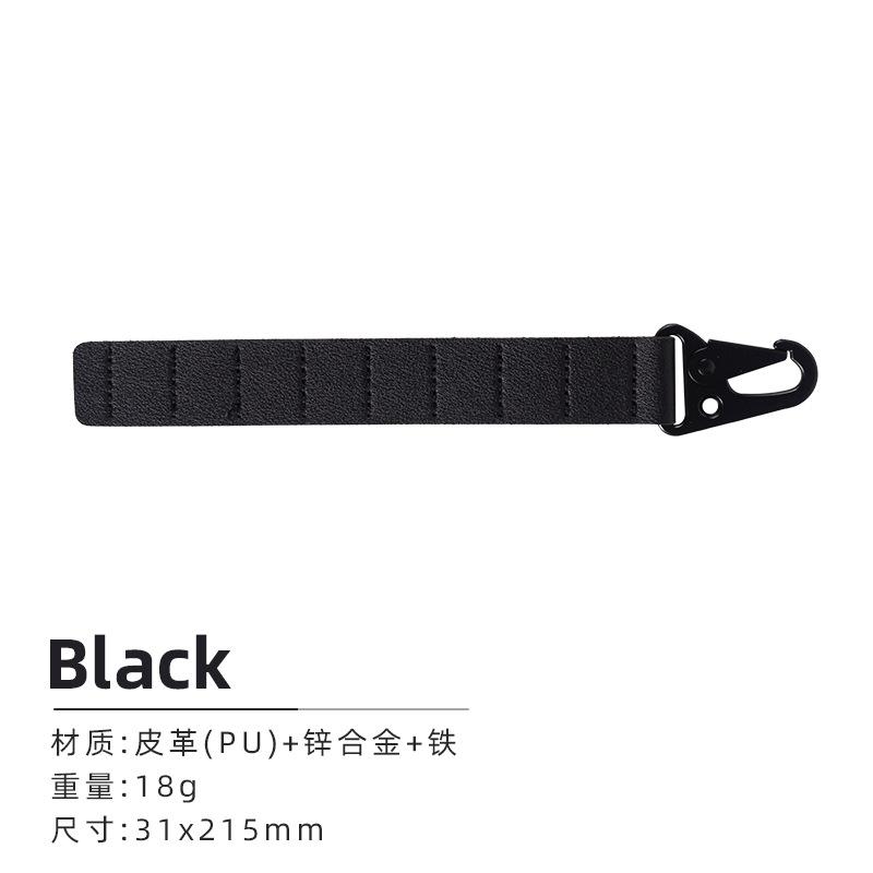 CLS 8-hole Ground Nail Storage Chain PU Leather Portable Tent Nail Storage Bag Outdoor Camping Nail Bag Storage Accessory Chain