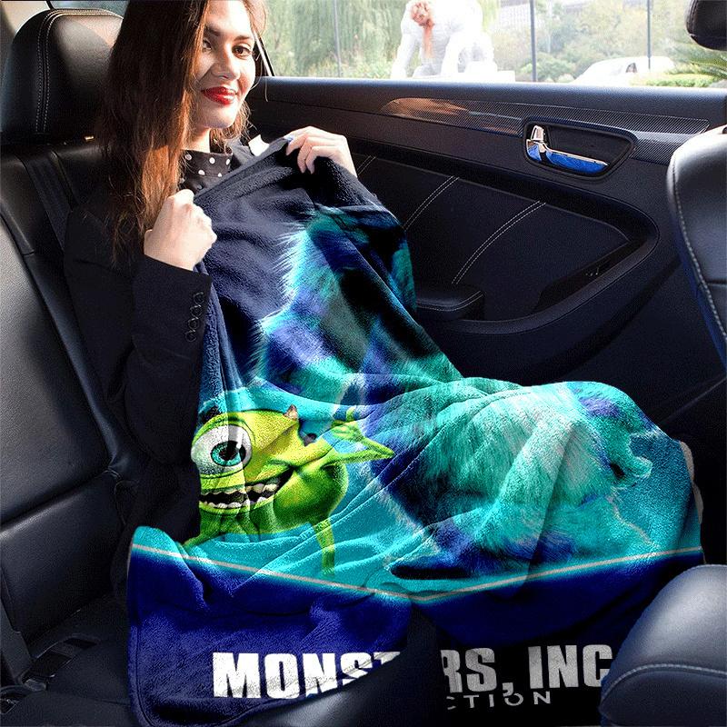 1pcMonsters, Inc Printing Blanket - Soft, All-Season Throw for Living Room, Bedroom,Personalized Gift with Adorable Cartoon Design