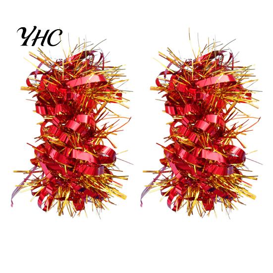Long-lasting Tinsel Bracelet 1 Pair Colorful Elastic Band Adults Kids Universal Children's Day Rubber Kindergarten Dance Performance Prop Sports Meet