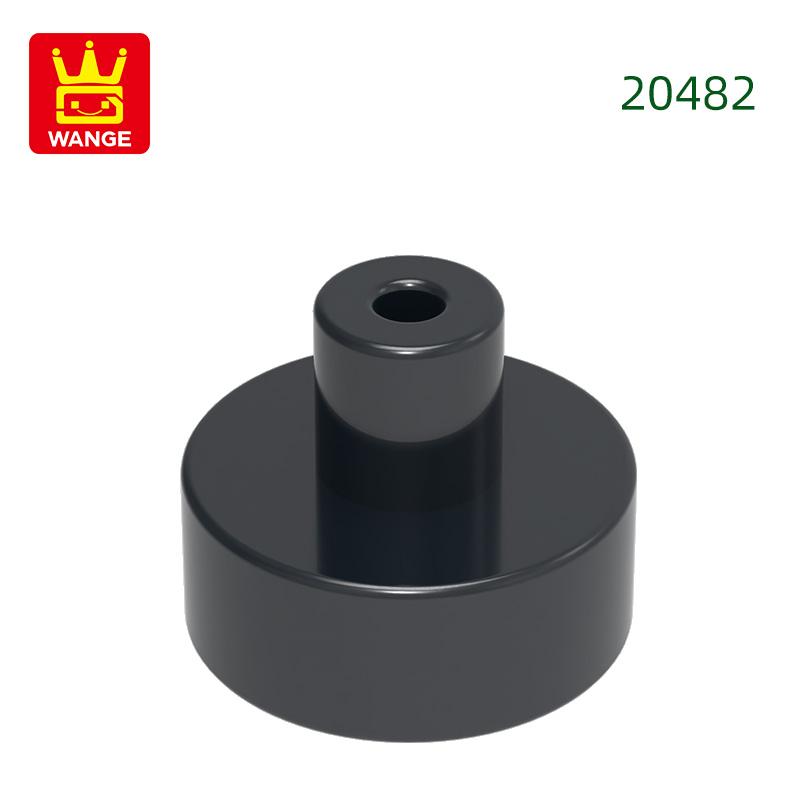 Non-Toxic 763Pcs/Lot 20482 Round 1 X 1 With Bar And Pin Block Moc Color Accessories Compatible With Brick Diy Children Toy Assembly