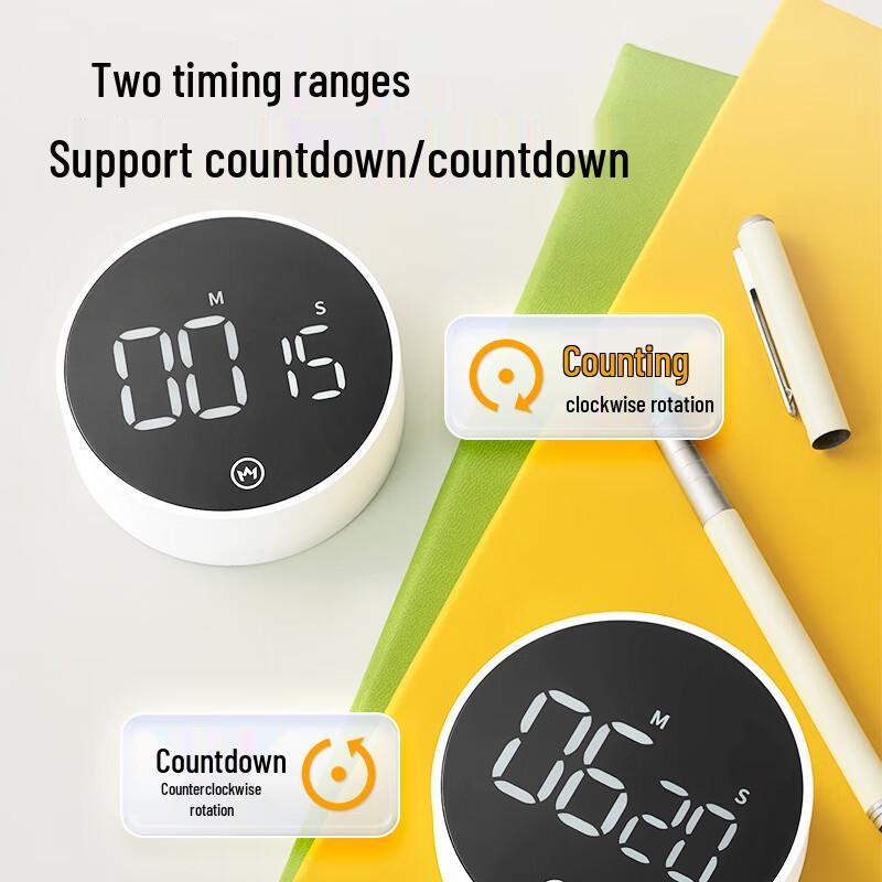 Roterende Magnetisk Digital Kjøkkentimer