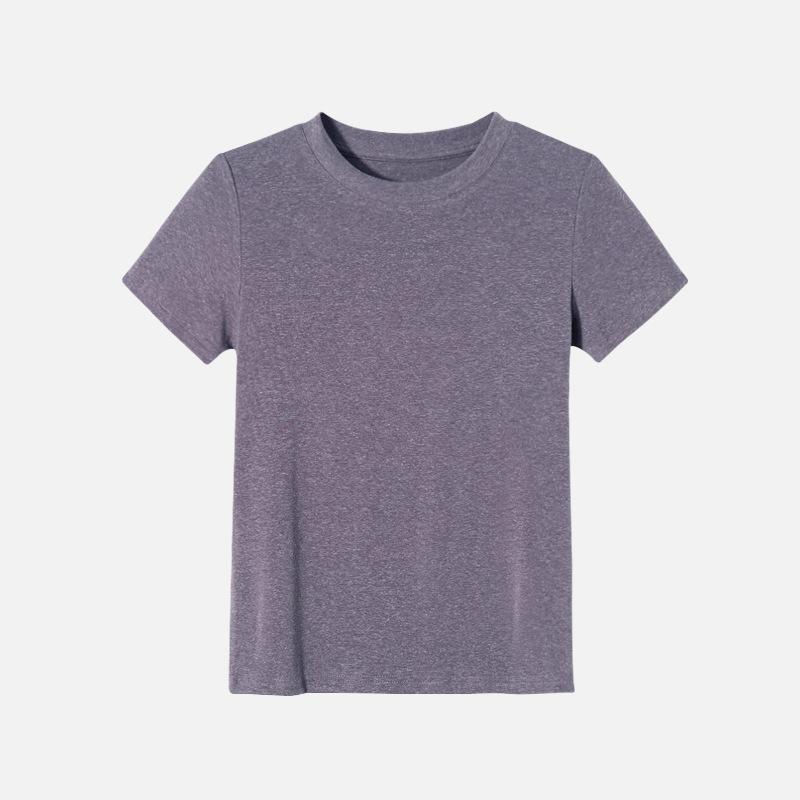 

Женская новая летняя тонкая эластичная однотонная блузка Lycel Tencel XXXL