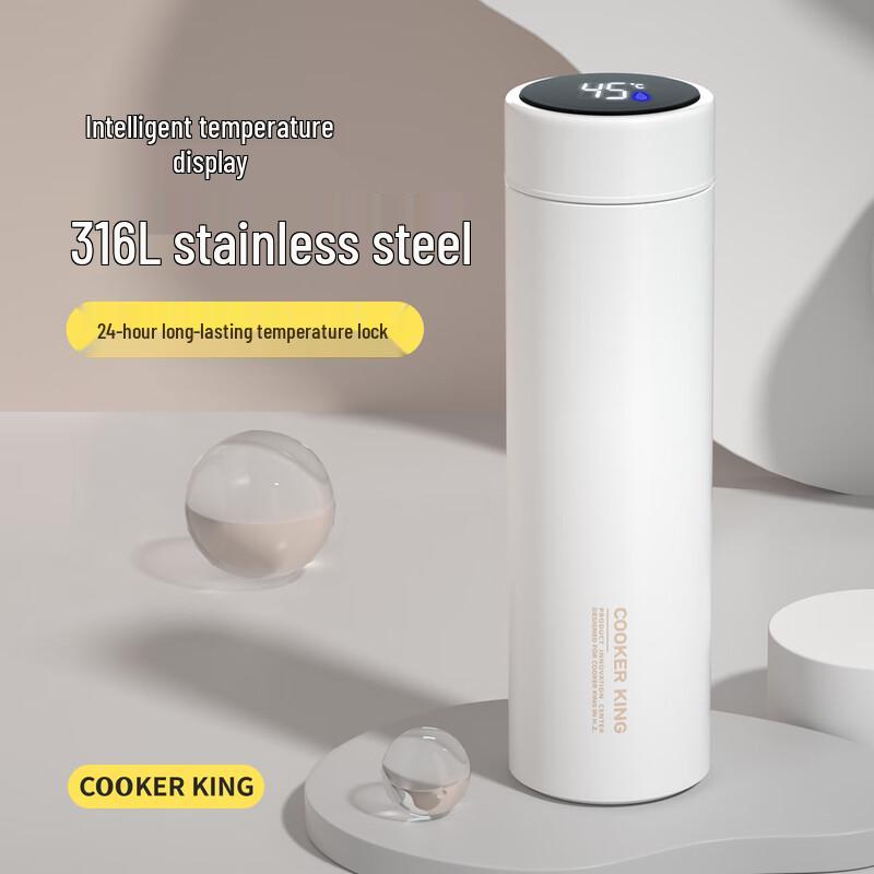 Chui Da Huang 316L Smart Tea Infuser Thermos Mug