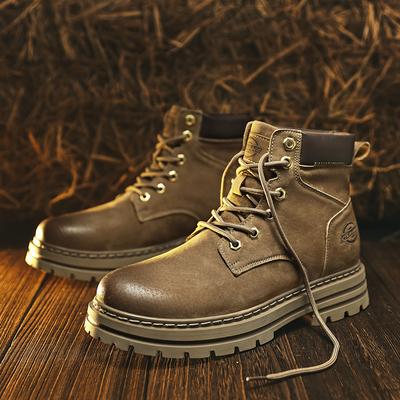 Herren Stiefeletten High-Top Kurze Schneestiefel Outdoor Casual Plüschschuhe