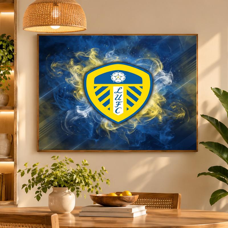 5D Diamond Painting Leeds United DIY Full Drill Diamond Art Kit Home Decoration