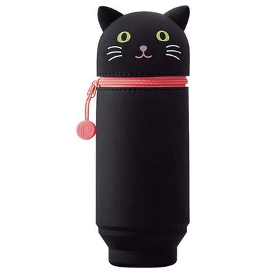 LIHIT LAB Stojak na długopisy BIG Punilabo Black Cat A7714-3 Artykuły biurowe
