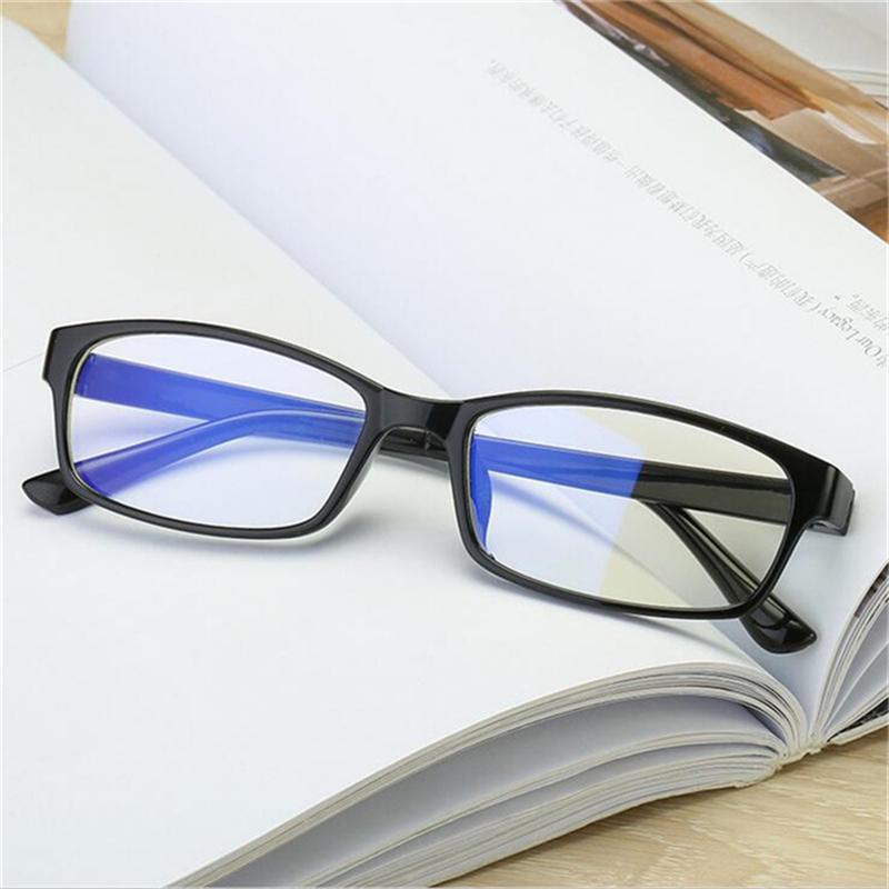 Black Frame Anti-Blu-Ray Square Nearsighted Eyeglasses Women Men Plastic Minus Degree Prescription Glasses -0.5 -1.0 To -6.0