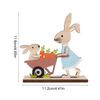 Easter Wooden Rabbit Ornament Cute Standing Bunny for Spring Easter Home Table Decoration Party DIY Crafts Kids Favors Gift 2026