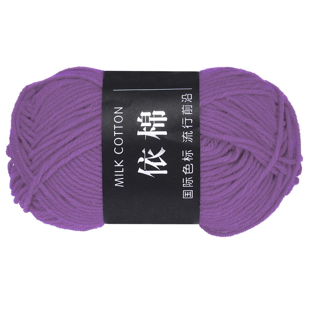 1 Knäuel Baumwollgarn 60% Baumwolle 40% Acryl Strickgarn Häkelgarn Deckengarn zum Häkeln