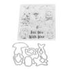Transparent Stamp  Clear Reusable Skin‑Friendly Clear Stamp for Card Making Decoration Scrapbooki