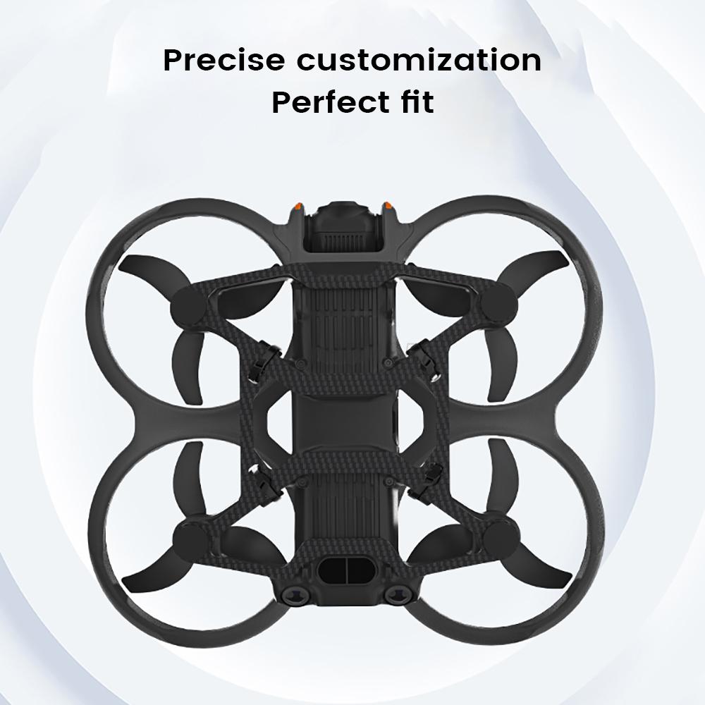 Protective Bottom Armor For DJI Avata 2 Anti-Collision Carbon Fiber Bottom Armor Drone Accessories