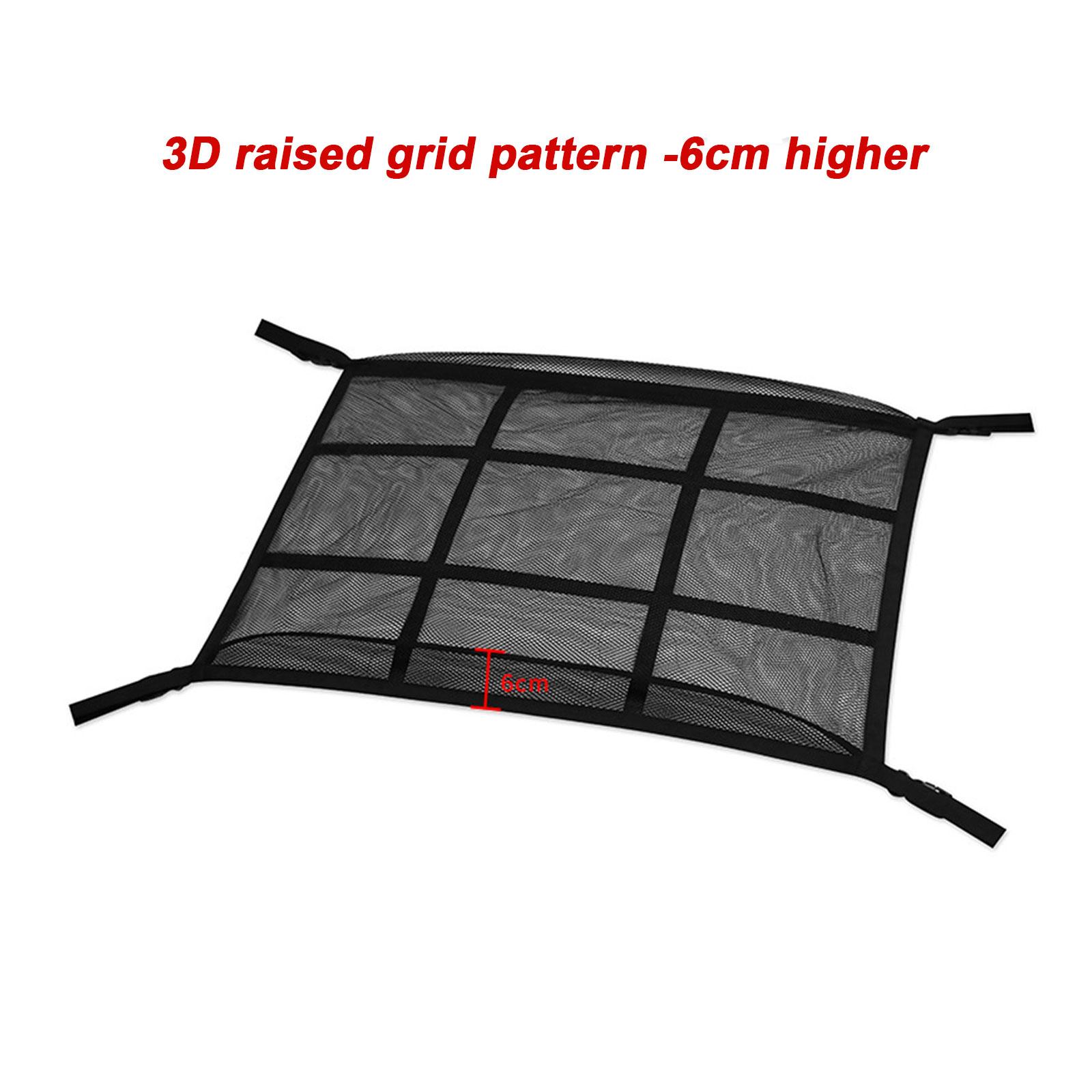 

Сетчатый карман для хранения вещей на потолке автомобиля внедорожника, сетчатый карман на крыше автомобиля, регулируемая сетка, органайзер для крыши внедорожника, сетка для хранения вещей в салоне автомобиля