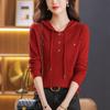 Early autumn new hooded knitted sweater women's loose age-reducing sweater fashion thin bottoming sweater women