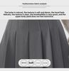 Women's Pleated Mid-Length Skirts - High Waist, Slimming, Elegant for Spring and Summer