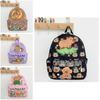 Adorable Print Capybara Children Backpack Spacious Lightweight For School Use