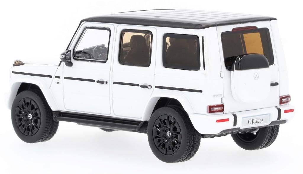 [Mercedes-Benz Collection] Genuine G 580 with EQ Technology AMG Line (N465) MANUFAKTUR Opalis White 1/43 Scale Model