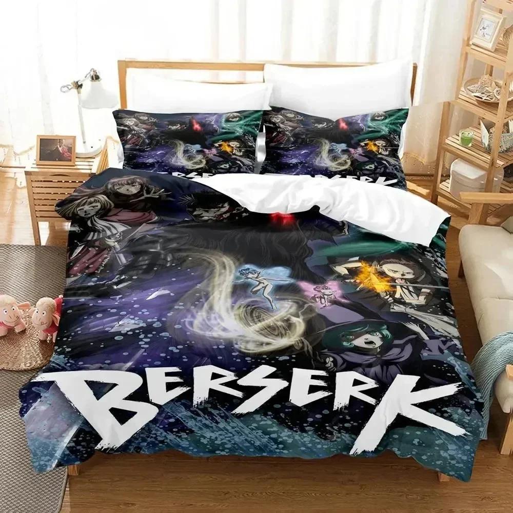 Comforter 3D Print Anime Berserk Bedding Set For Bedroom Soft Modern S Comefortable Kids And